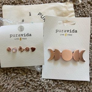 New hair clip and earrings